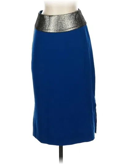 Pre-owned Diane Von Furstenberg Formal Skirt In Blue