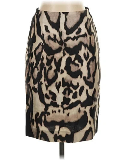 Pre-owned Diane Von Furstenberg Formal Skirt In Brown