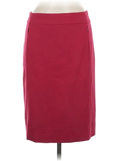Pre-owned Diane Von Furstenberg Formal Skirt In Burgundy