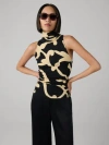 Diane Von Furstenberg Frances Top In Black