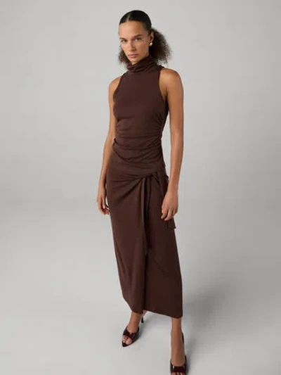 Diane Von Furstenberg Frances Top In Brown