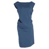 Diane Von Furstenberg Gabi Stretch Jersey Dress In Blue Viscose