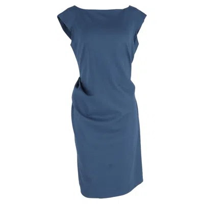 Diane Von Furstenberg Gabi Stretch Jersey Dress In Blue Viscose