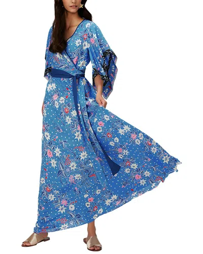 Diane Von Furstenberg Women's Gary Wrap Dress In Blue