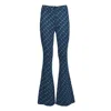Diane Von Furstenberg Geometric Jacquard Knit Flared-leg Pants