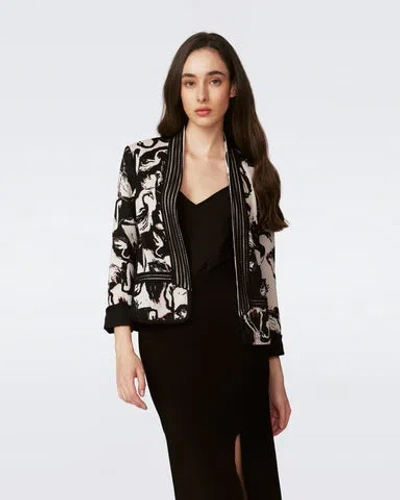 Diane Von Furstenberg Gideon Jacket In Black