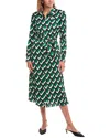 Diane Von Furstenberg Jazmine Printed Silk-jersey Wrap Dress In Multi