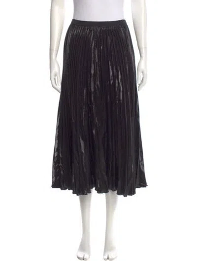 Pre-owned Diane Von Furstenberg Glitter Accents Midi Length Skirt In Multi