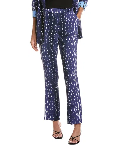 Diane Von Furstenberg Glora Pant In Blue