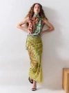 Diane Von Furstenberg X Henry Zankov Gramercy Beaded Floral-print Maxi Skirt In Animal Print