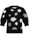 Diane Von Furstenberg Graphic-print Jumper In Black
