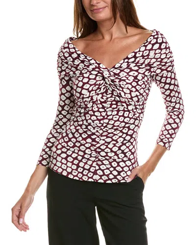 Diane Von Furstenberg Greg Top In Red