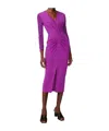 Diane Von Furstenberg Hades Dress In Purple