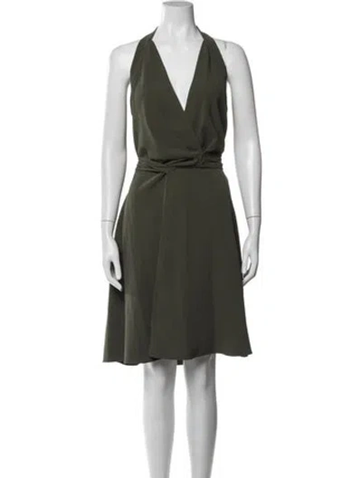 Pre-owned Diane Von Furstenberg Halterneck Sweater W/ Tags In Green