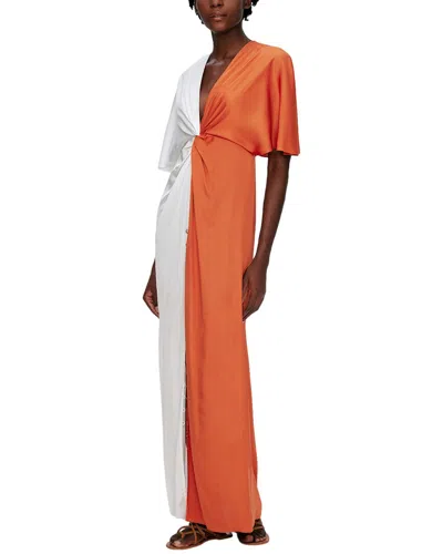 Diane Von Furstenberg Hattie Dress In Orange