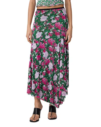 Diane Von Furstenberg Hedi Reversible Skirt In Green
