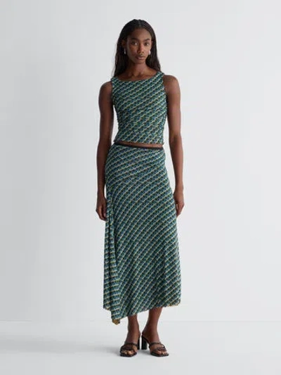 Diane Von Furstenberg Hedi Reversible Skirt In Multi