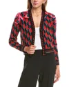 Diane Von Furstenberg Hima Cardigan In Red