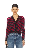 Diane Von Furstenberg Hima Cardigan In Red