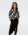 Diane Von Furstenberg Hosna Cardigan In Tutus Ivory