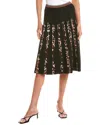 Diane Von Furstenberg Hutch Wool-blend Skirt In Brown