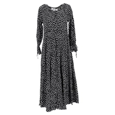 Diane Von Furstenberg Imogen Maxi Dress In Black Viscose