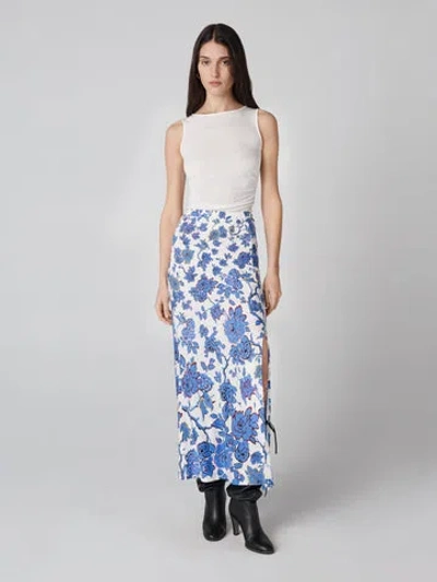 Diane Von Furstenberg Isadora Skirt In Heritage Vine Degrade