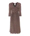 Diane Von Furstenberg Ivan Midi Dress In Multicolor