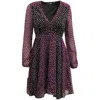 Diane Von Furstenberg Ivetta Dress In Purple Silk In Purple