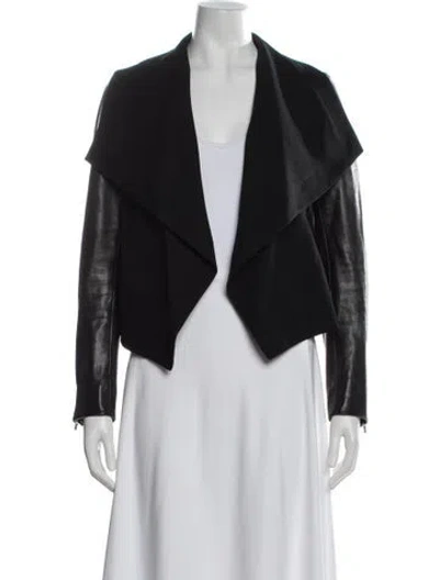 Pre-owned Diane Von Furstenberg Jacket In Black