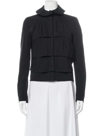 Pre-owned Diane Von Furstenberg Jacket In Black