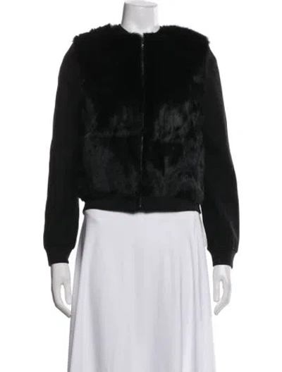 Pre-owned Diane Von Furstenberg Jacket In Black