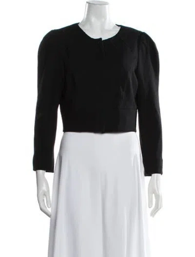 Pre-owned Diane Von Furstenberg Jacket In Black
