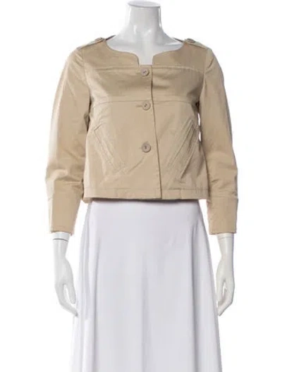 Pre-owned Diane Von Furstenberg Jacket In Brown