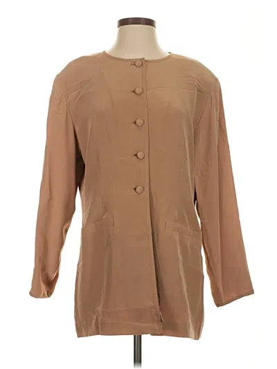 Pre-owned Diane Von Furstenberg Jacket In Tan