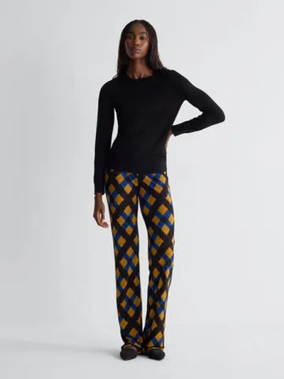 Diane Von Furstenberg Jacqui Top In Blue