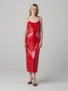 Diane Von Furstenberg Jane Sequin Slip Dress In Red