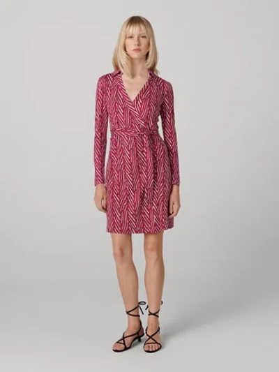 Diane Von Furstenberg Jeanne Wrap Dress In Pink