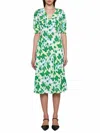 Diane Von Furstenberg Jemma Printed Crepe Midi Dress