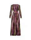 DIANE VON FURSTENBERG JENIFER DRESS IN REEDS PINK