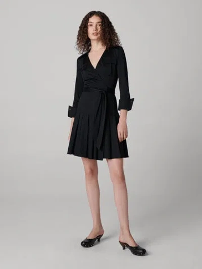 Diane Von Furstenberg Joan Wrap Dress In Black