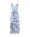 Diane Von Furstenberg Jodie Floral-print Midi Dress In Blue