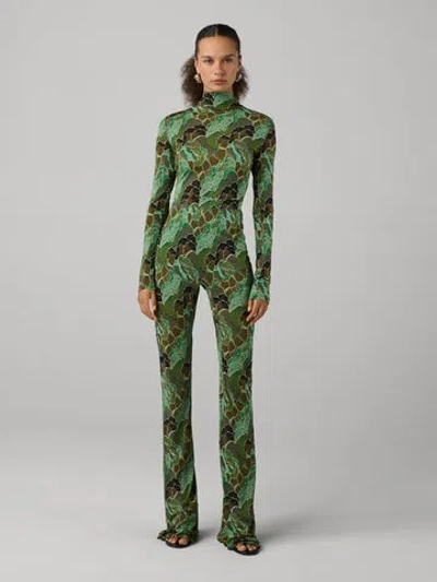 Diane Von Furstenberg Jordana Jumpsuit In Green