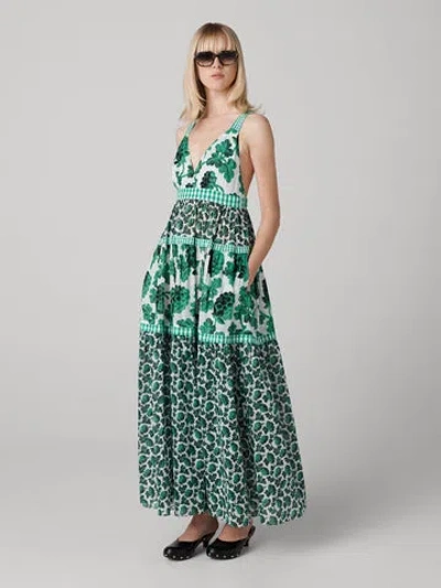 Diane Von Furstenberg Josephine Dress In Green