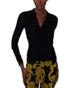 Diane Von Furstenberg Julie Top In Black