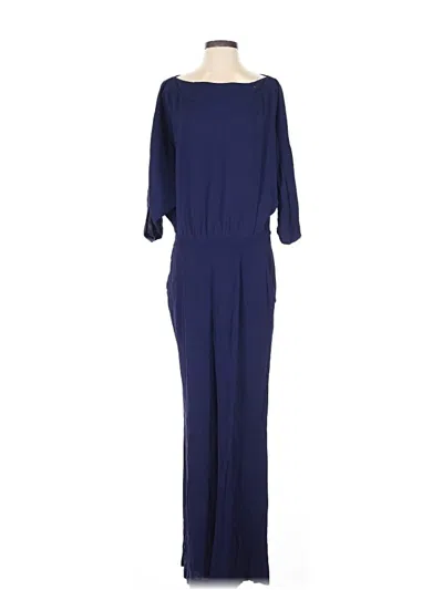 Pre-owned Diane Von Furstenberg Jumpsuit In Blue