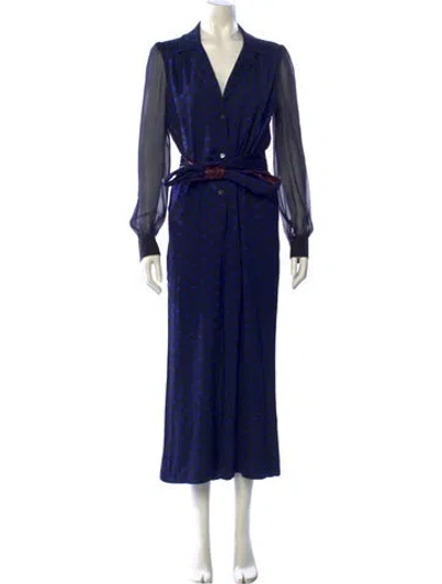 Pre-owned Diane Von Furstenberg Jumpsuit In Multi