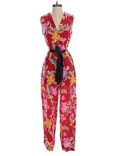 Diane Von Furstenberg Jumpsuit In Red