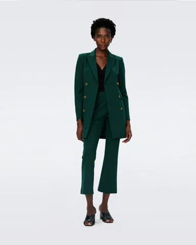 Diane Von Furstenberg Juno Pants In Green