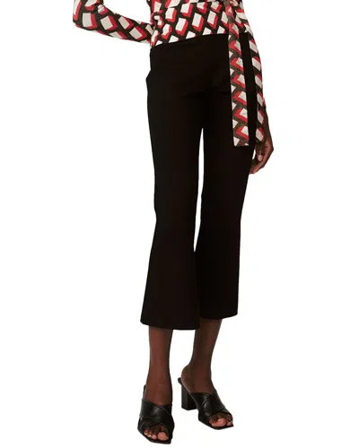 Diane Von Furstenberg Juno Two Pant In Black